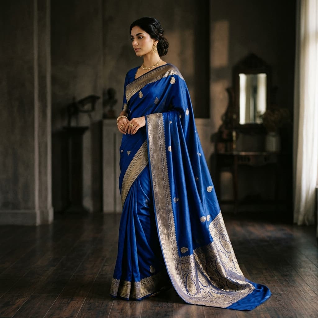 Elysian Mulberry Silk Saree